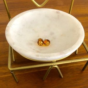 Tory Burch Amber Tortoise Earrings